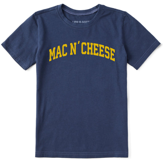 Kids Mac N' Cheese Arch Short Sleeve Crusher Tee