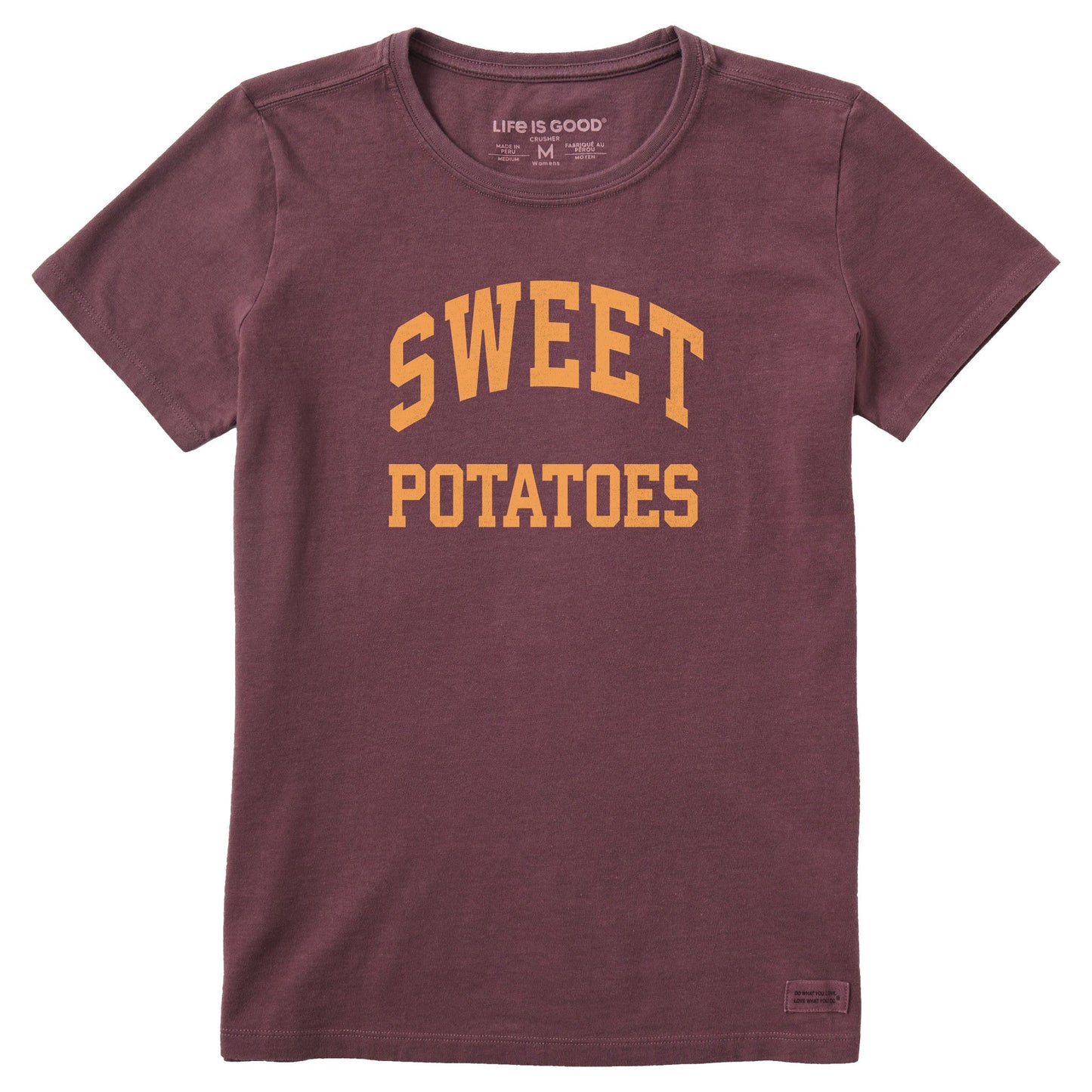 Women's Sweet Potatoes Arch Short Sleeve Crusher Tee