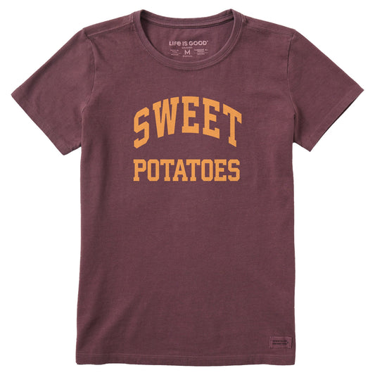 Women's Sweet Potatoes Arch Short Sleeve Crusher Tee