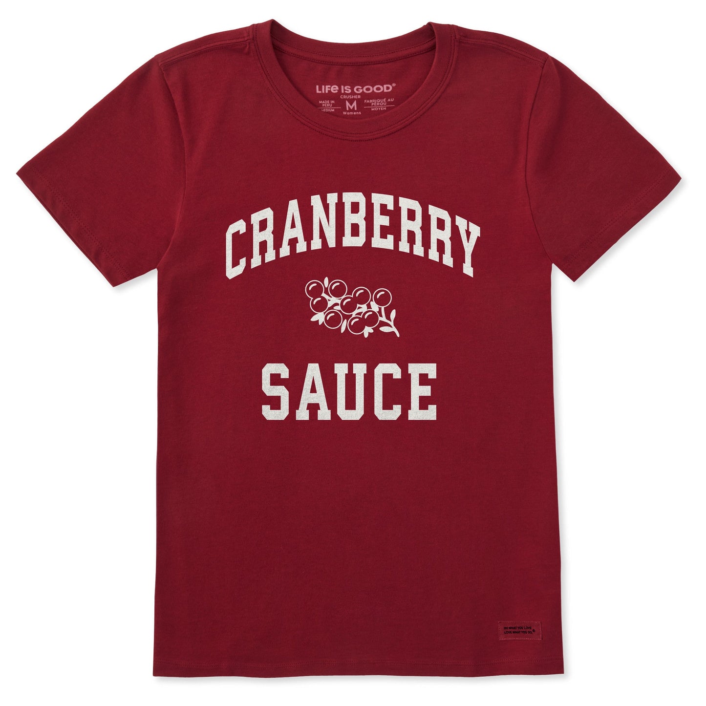 Women's Cranberry Sauce Arch Short Sleeve Crusher Tee
