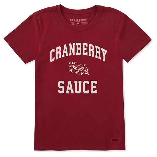 Women's Cranberry Sauce Arch Short Sleeve Crusher Tee