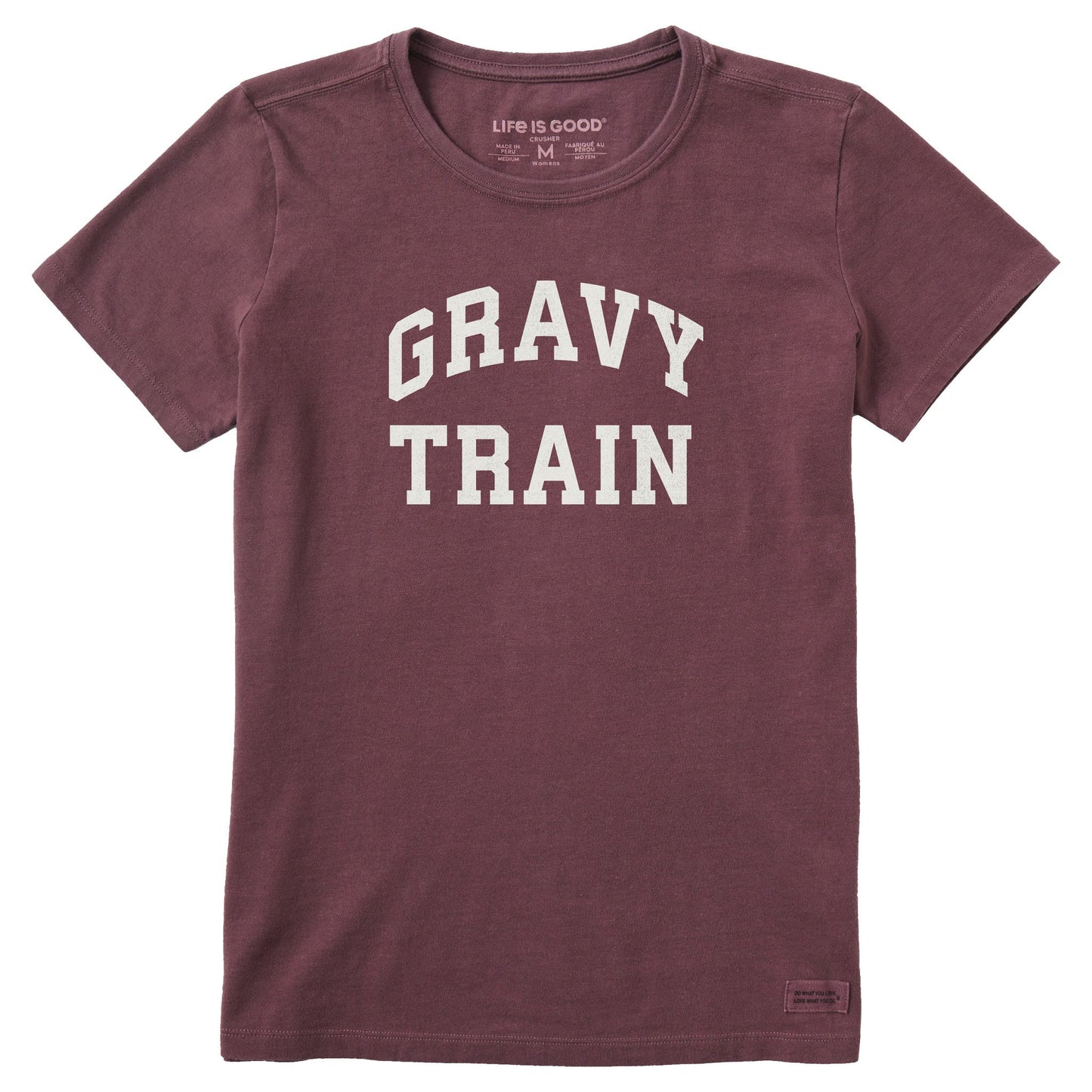 Women's Gravy Train Arch Short Sleeve Crusher Tee