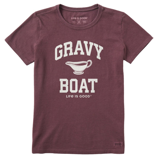 Women's Gravy Boat Arch Short Sleeve Crusher Tee