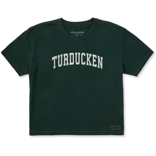 Women's Turducken Arch Short Sleeve Crusher Boxy Tee