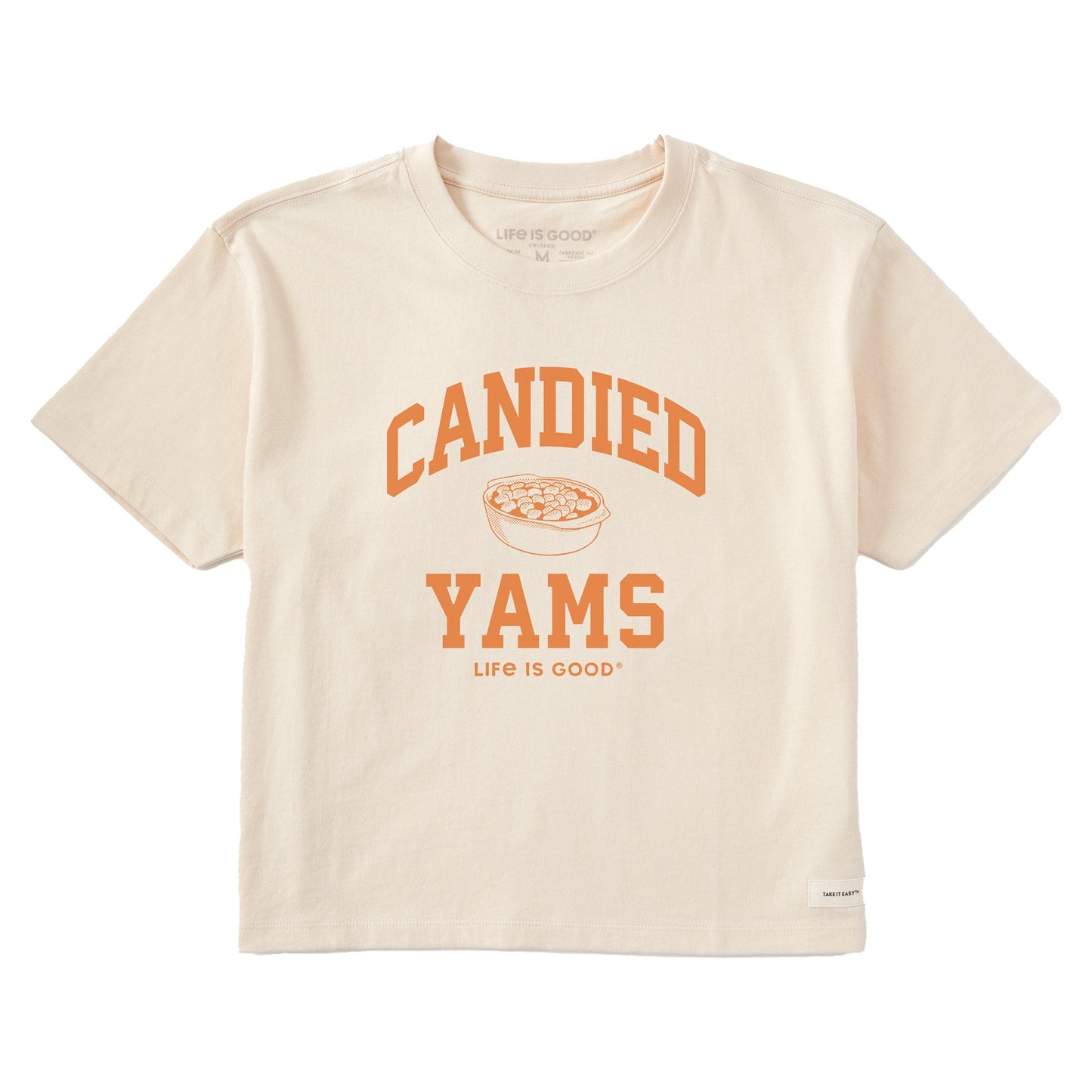 Women's Candied Yams Arch Short Sleeve Crusher Boxy Tee
