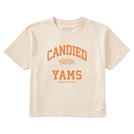 Women's Candied Yams Arch Short Sleeve Crusher Boxy Tee