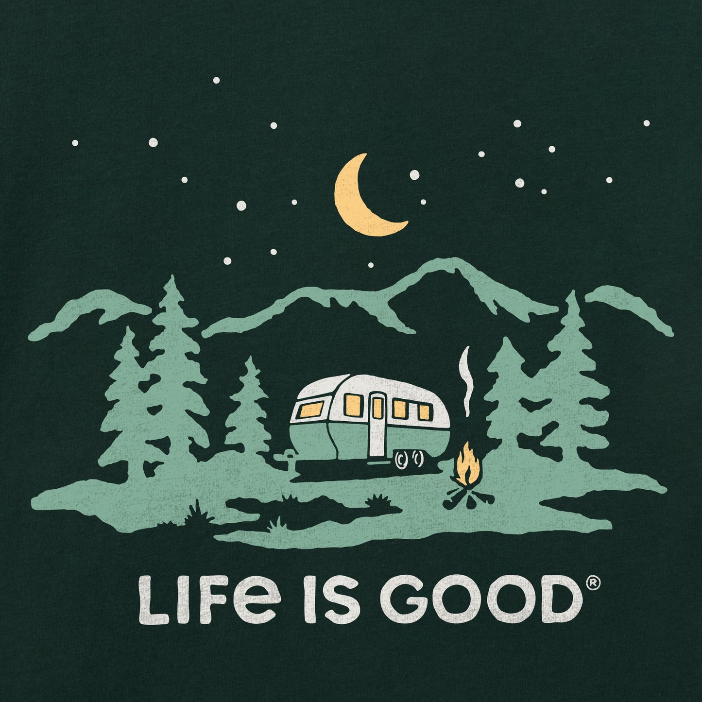 Men's Camper in the Mountains Short Sleeve Crusher Tee