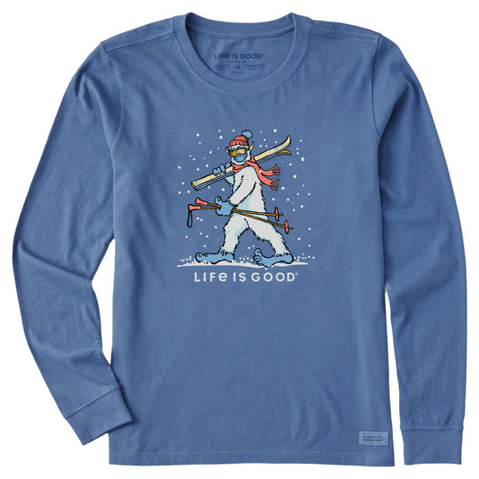 Women's Ski Yeti Long Sleeve Crusher Tee