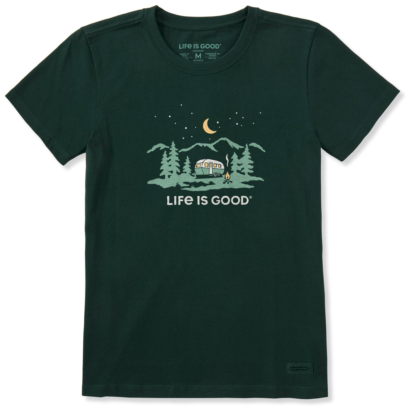 Women's Camper in the Mountains Short Sleeve Crusher Tee