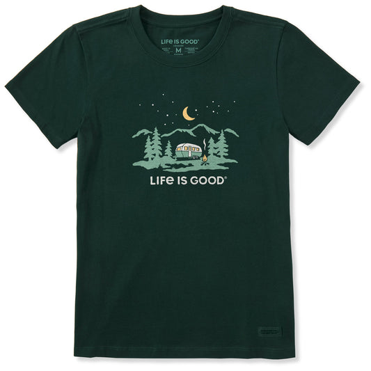 Women's Camper in the Mountains Short Sleeve Crusher Tee