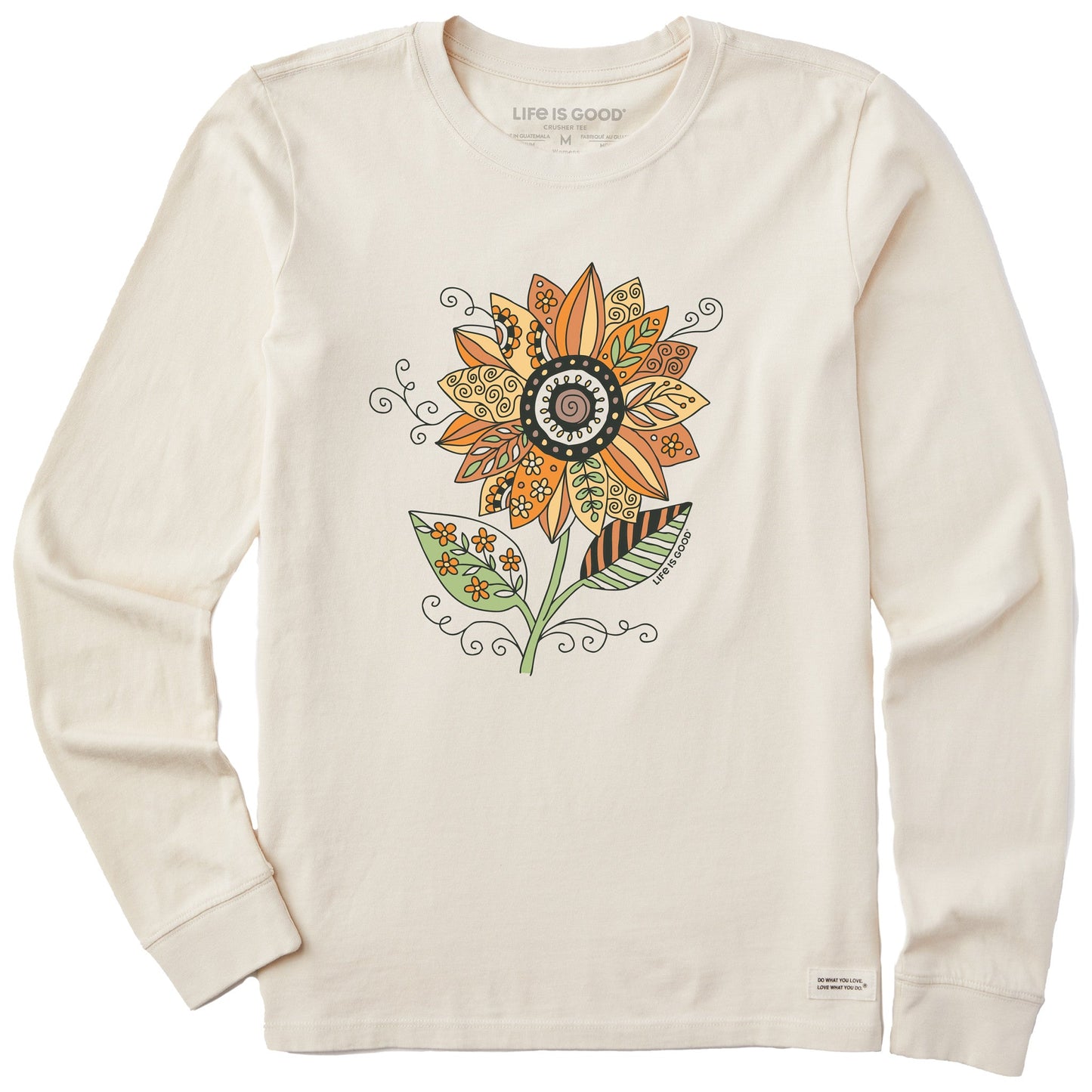 Women's Sunflower Season Long Sleeve Crusher Tee