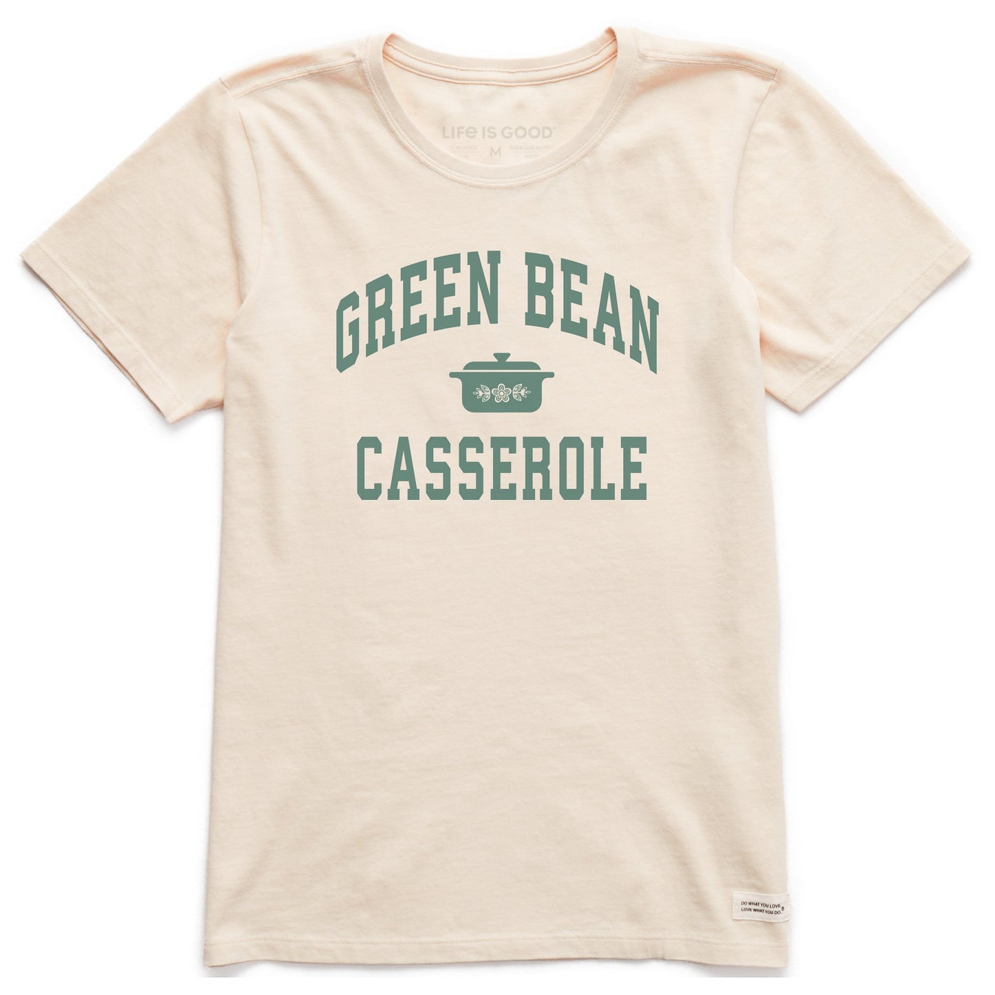 Women's Green Bean Casserole Athletic Arch Short Sleeve Crusher Tee