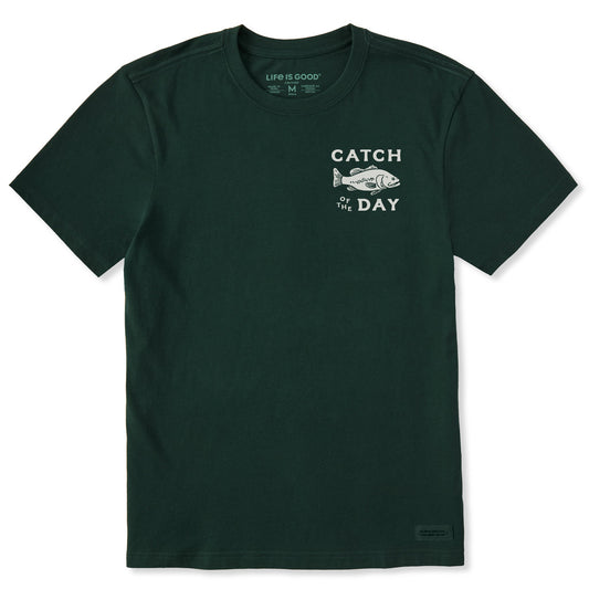 Men's Catch of the Day Fish Short Sleeve Crusher Tee