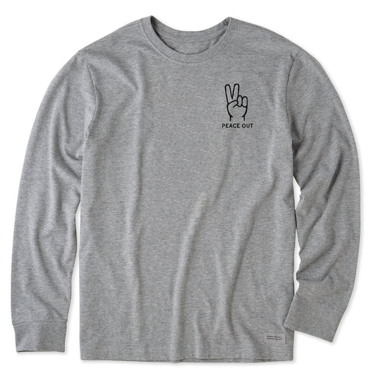Men's  Long Sleeve Crusher Tee
