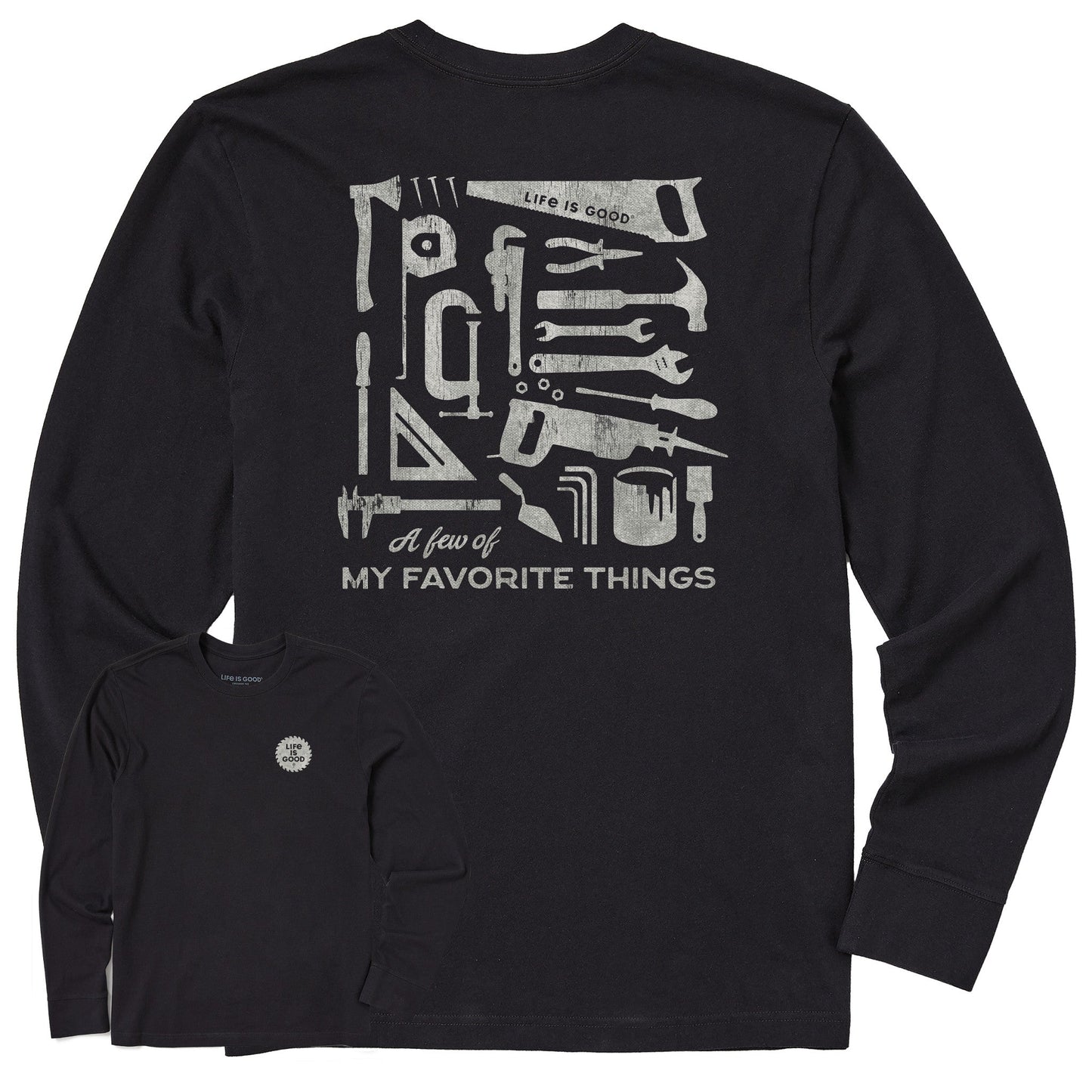 Men's A Few of My Favorite Tool Things Long Sleeve Crusher Tee