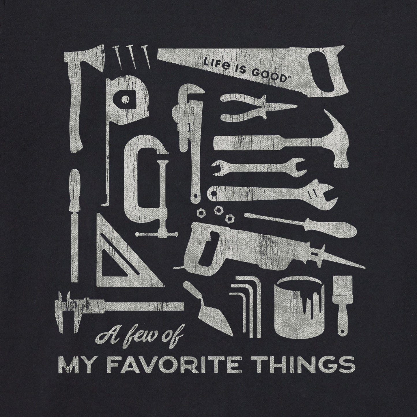 Men's A Few of My Favorite Tool Things Long Sleeve Crusher Tee
