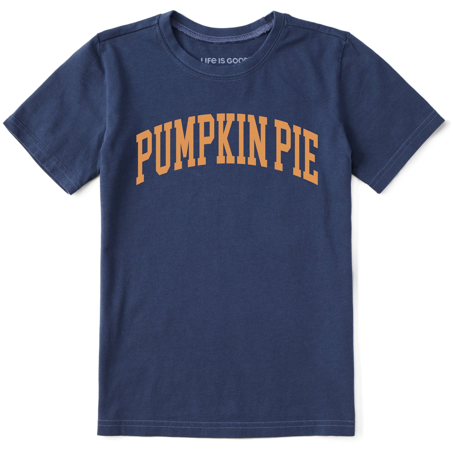 Kids Pumpkin Pie Athletic Arch Short Sleeve Crusher Tee