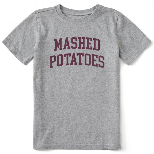 Kids Mashed Potatoes Athletic Arch Short Sleeve Crusher Tee
