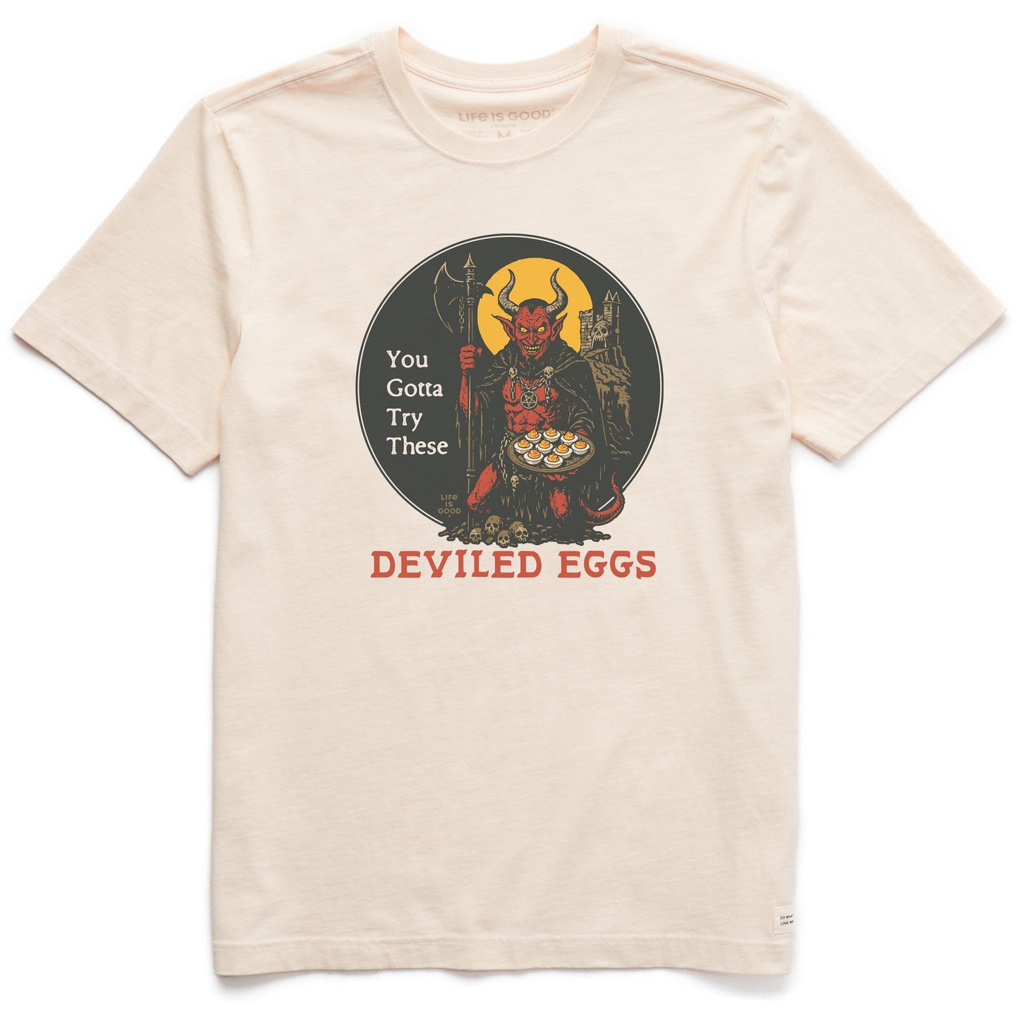 Men's Try These Deviled Eggs Short Sleeve Crusher Tee