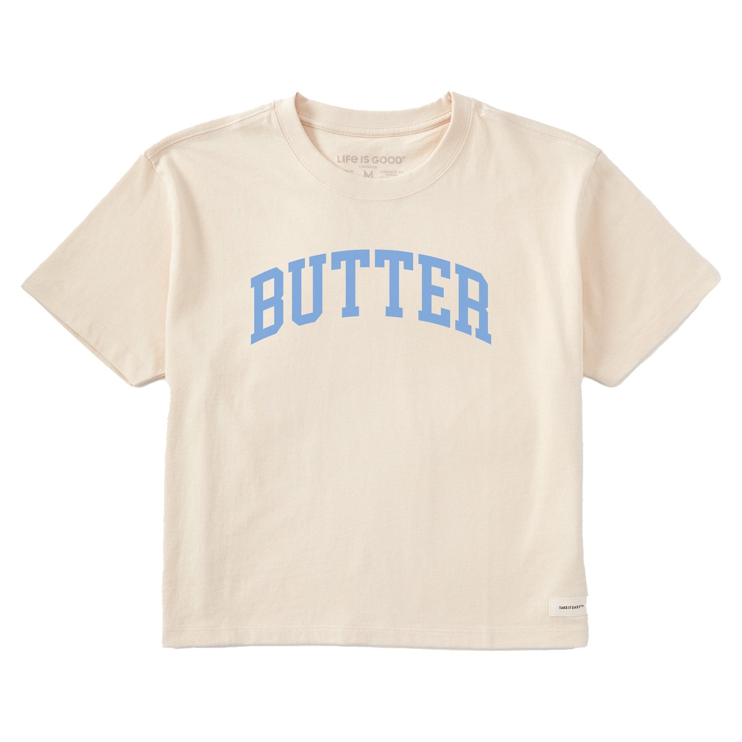 Women's Butter Athletic Arch Short Sleeve Crusher Boxy Tee