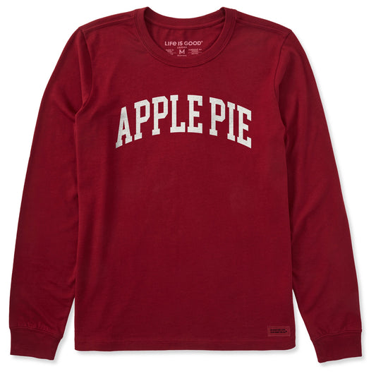 Women's Apple Pie Athletic Arch Long Sleeve Crusher Tee