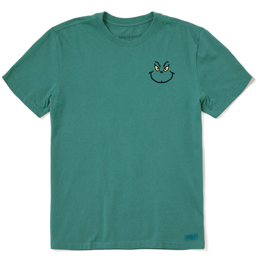 Men's Grinch Grin Mini Short Sleeve Crusher Tee