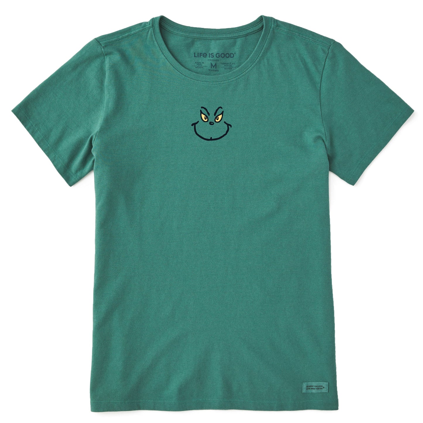 Women's Grinch Grin Mini Short Sleeve Crusher Tee
