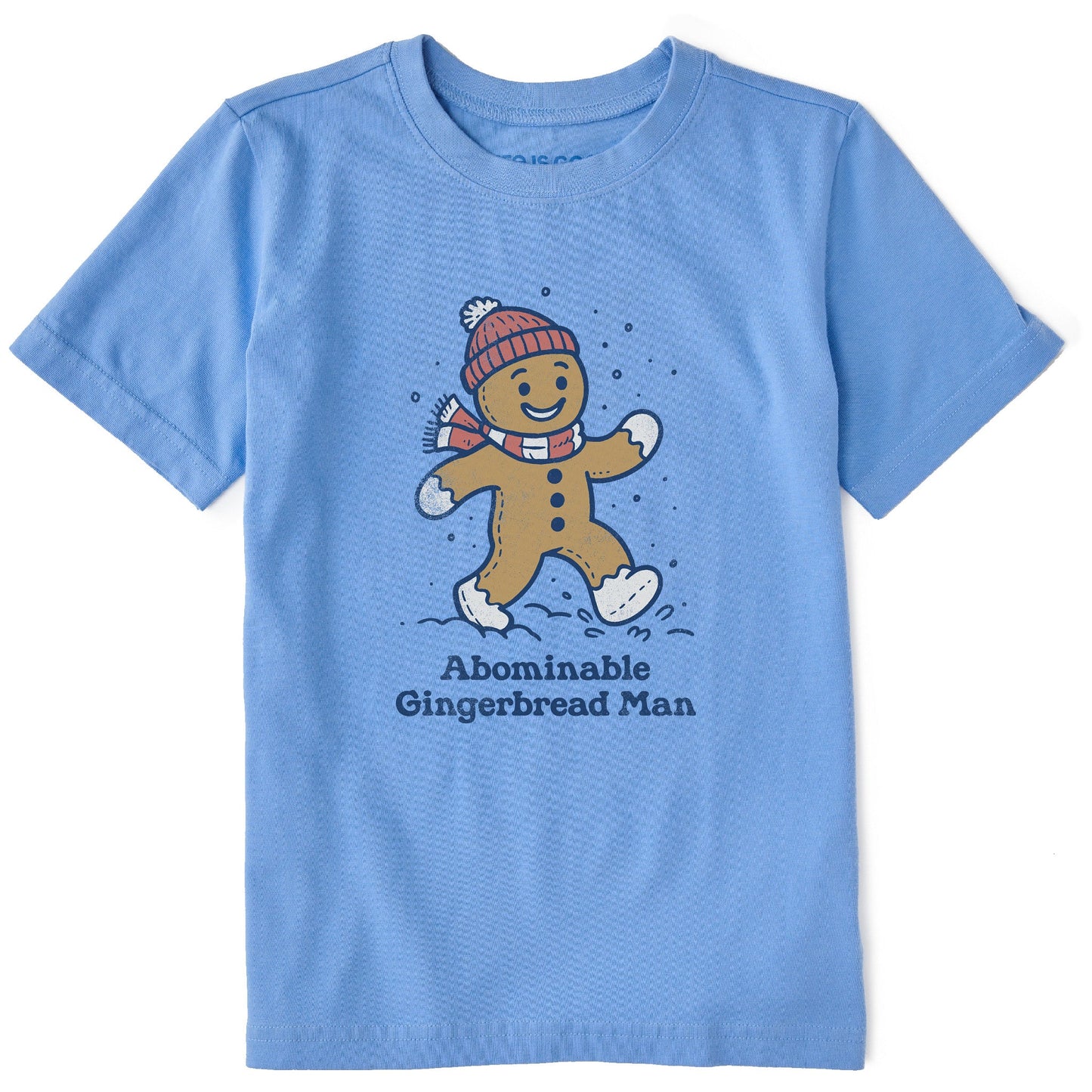 Kids Abominable Gingerbread Man Short Sleeve Crusher Tee