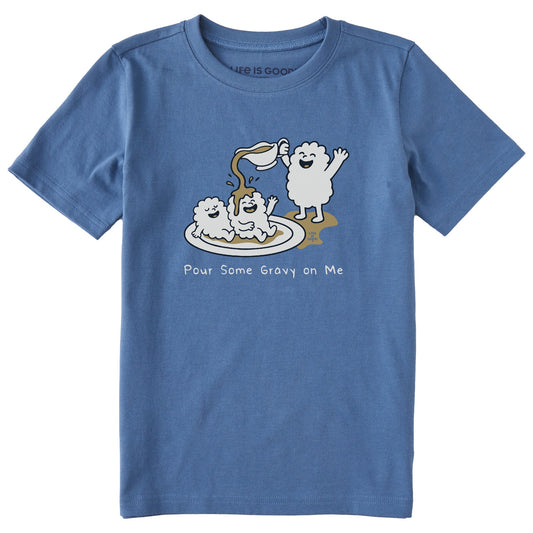 Kids Pour Some Gravy On Me Short Sleeve Crusher Tee