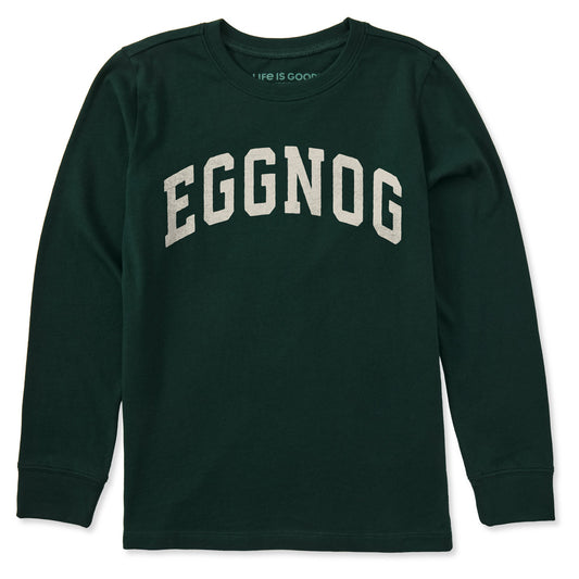 Kids Eggnog Arch Long Sleeve Crusher Tee