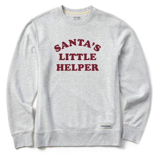 Men's Santa's Little Helper Arch Simply True Fleece Crew