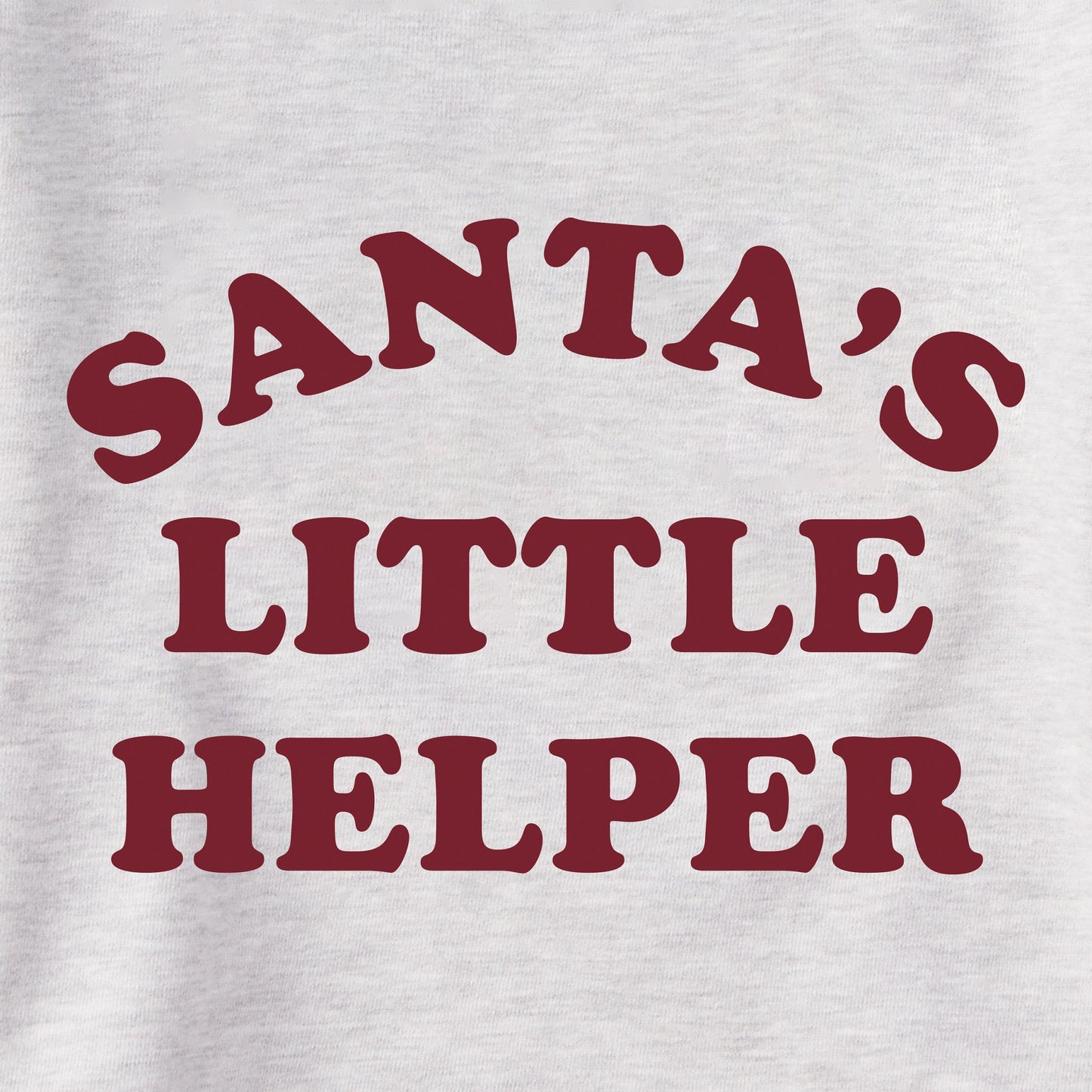Men's Santa's Little Helper Arch Simply True Fleece Crew