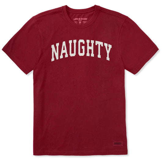 Men's Naughty Arch Short Sleeve Crusher Tee