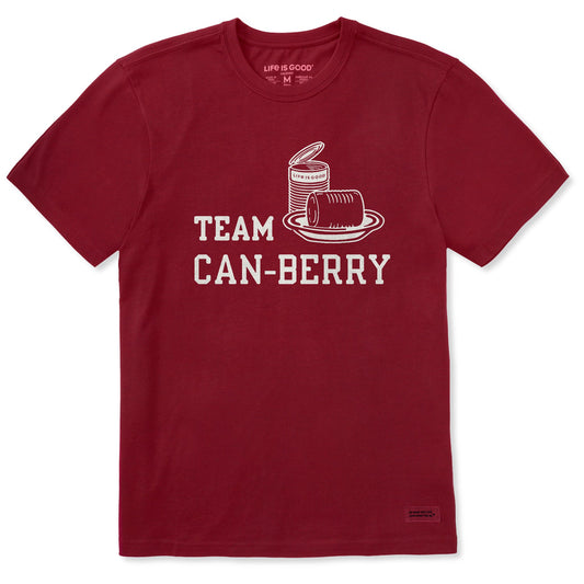 Men's Team Can-Berry Short Sleeve Crusher Tee