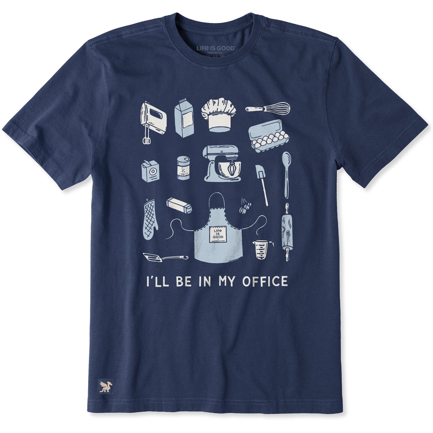 Men's I'll Be in My Office Baking Short Sleeve Crusher Tee