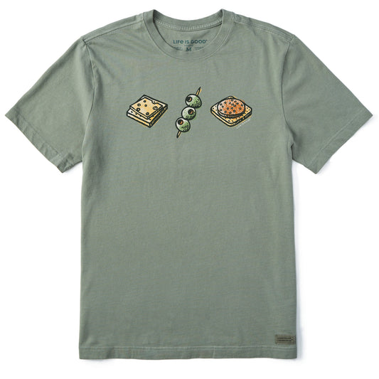 Men's Snack Trio Short Sleeve Crusher Tee
