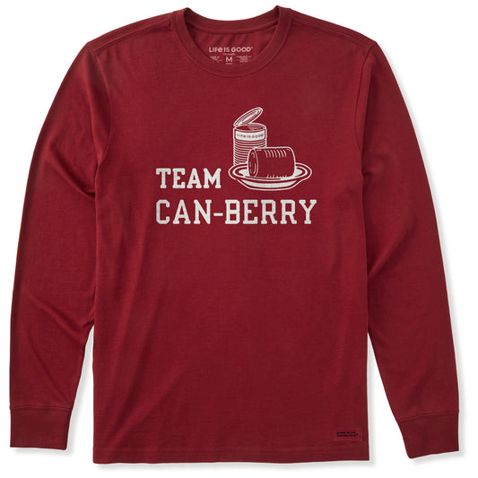 Men's Team Can-Berry Long Sleeve Crusher Tee