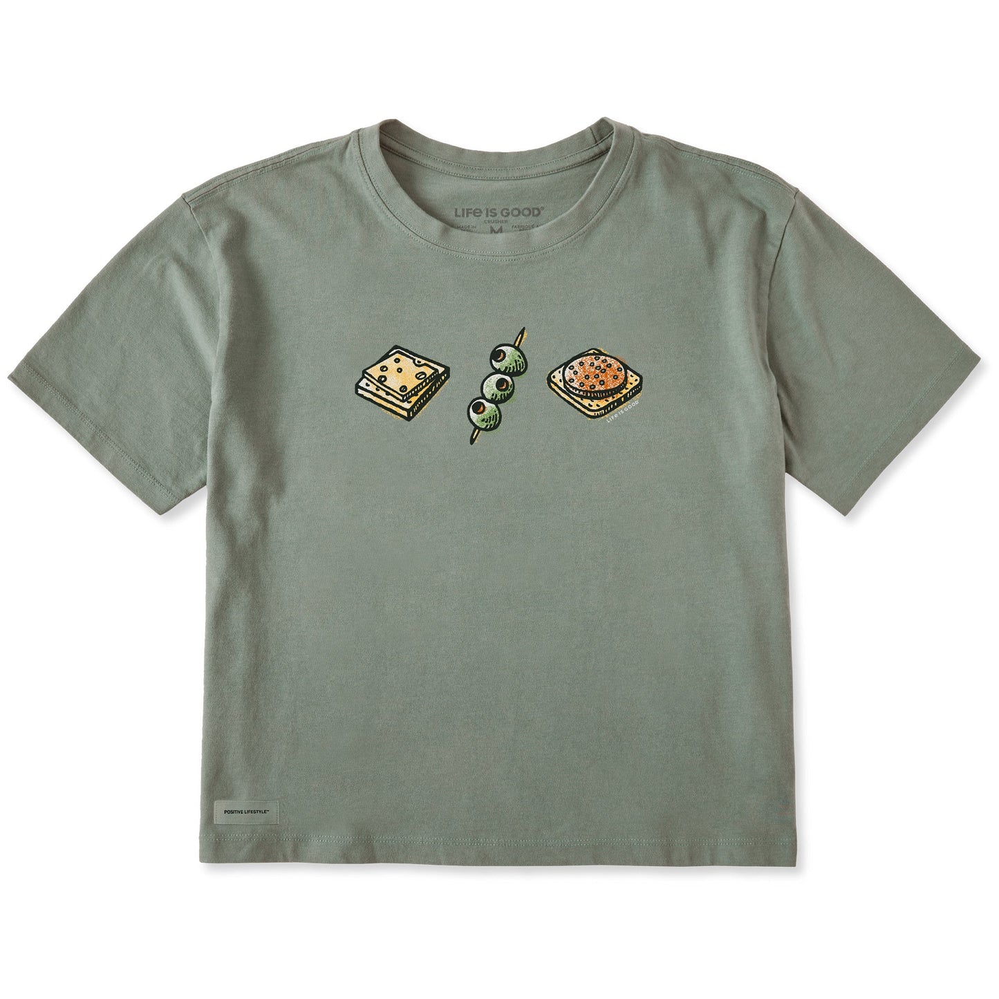 Women's Snack Trio Short Sleeve Crusher Boxy Tee