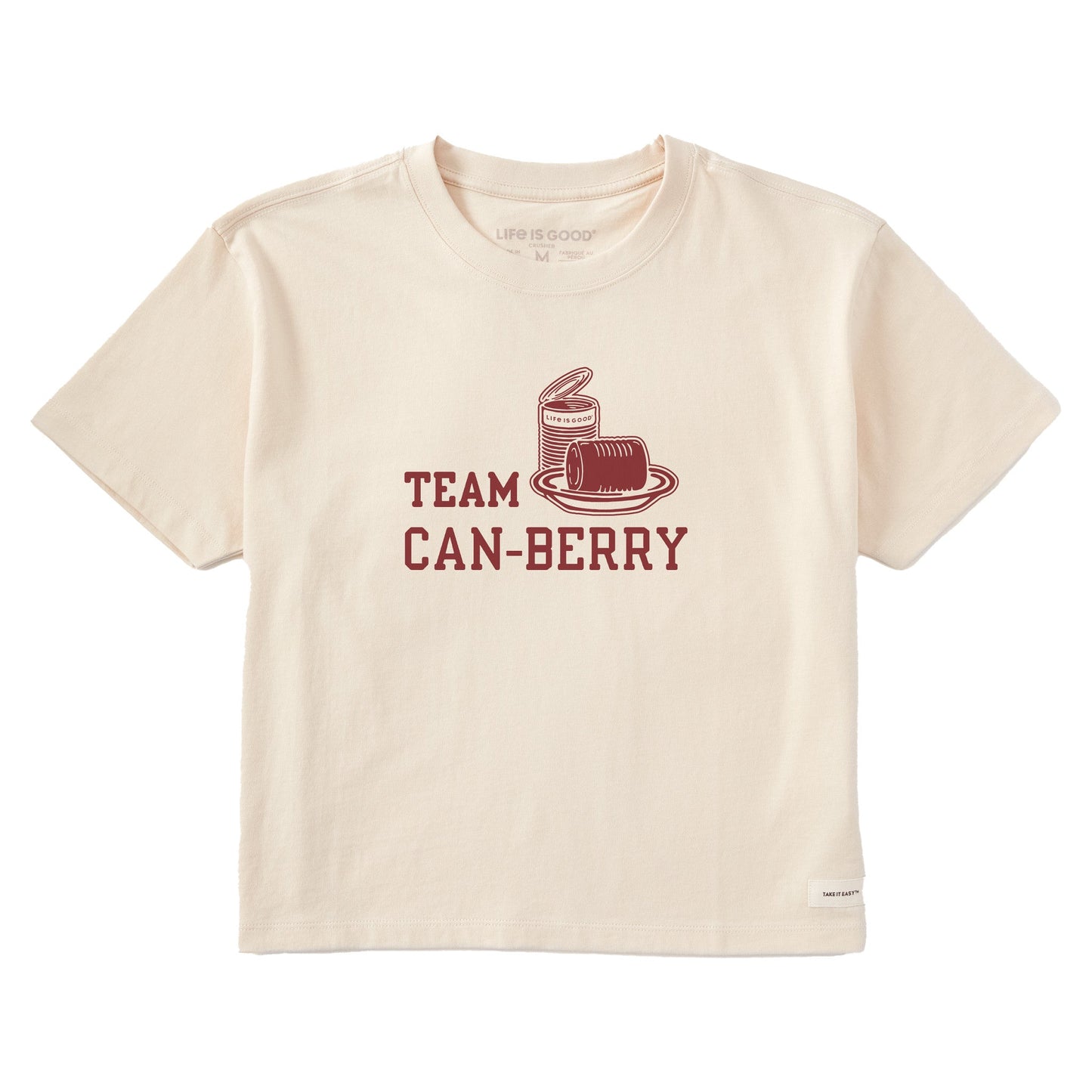 Women's Team Can-Berry Short Sleeve Crusher Boxy Tee