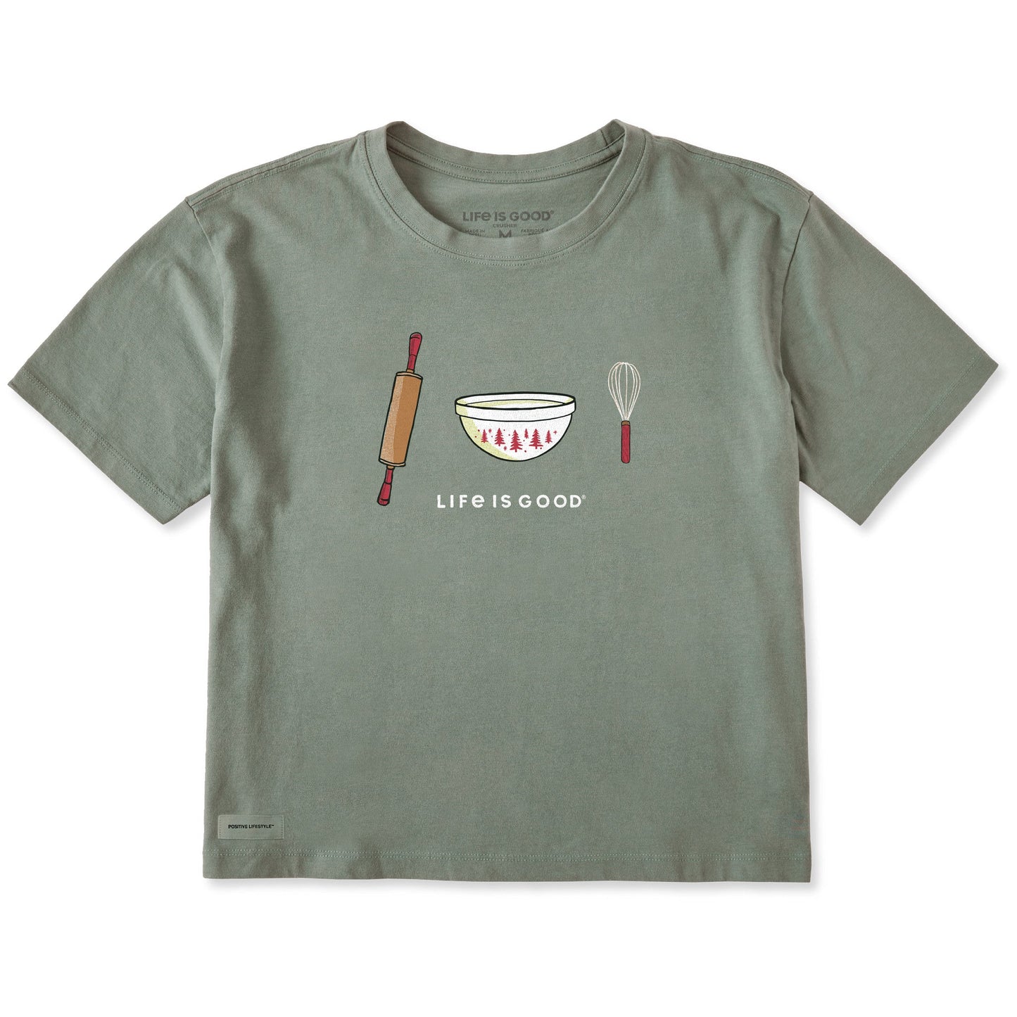 Women's Baking Trio Short Sleeve Crusher Boxy Tee