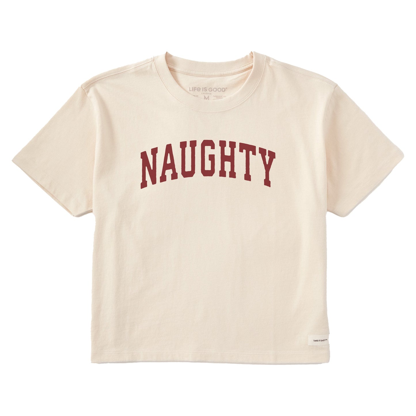 Women's Naughty Arch Short Sleeve Crusher Boxy Tee