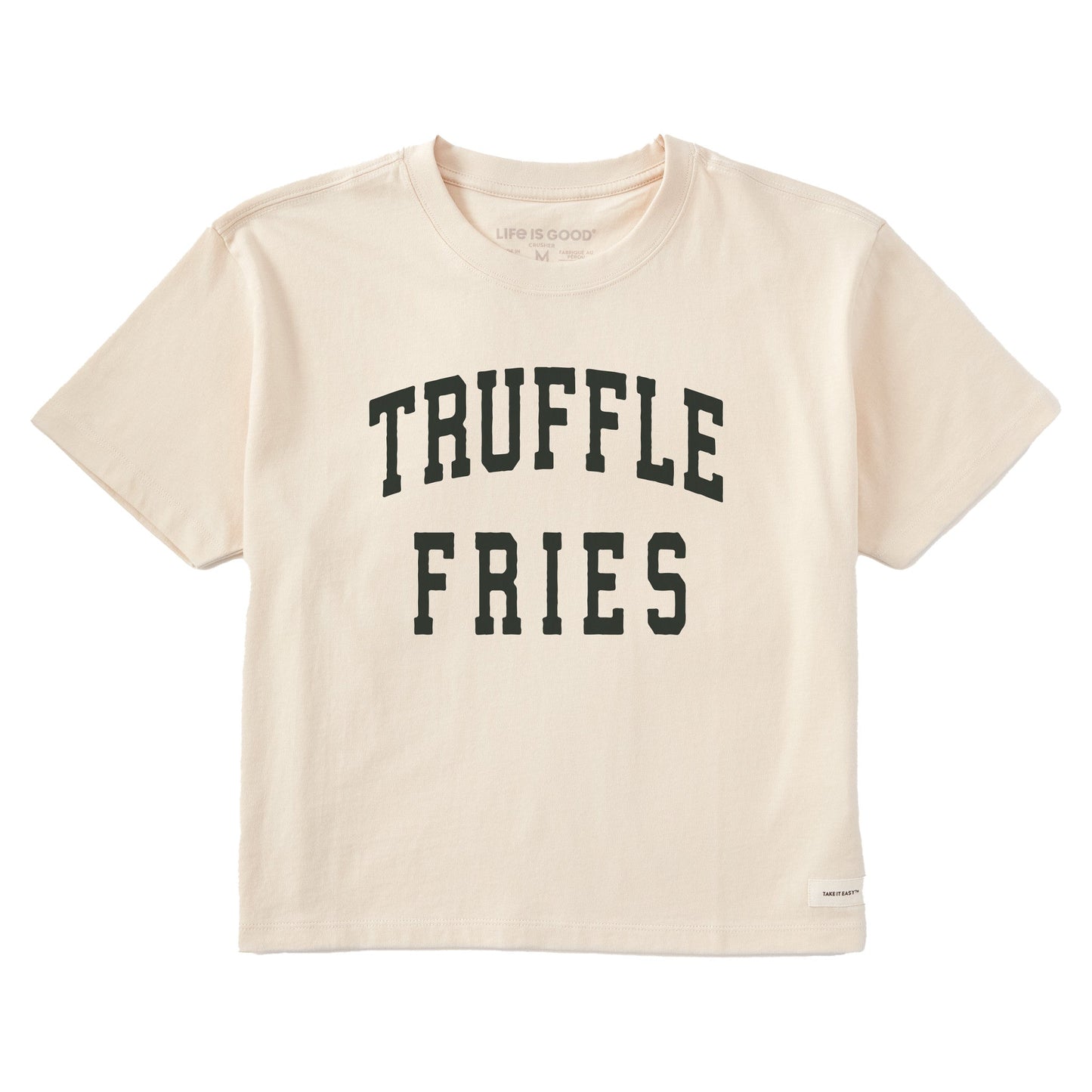 Women's Truffle Fries Arch Short Sleeve Crusher Boxy Tee