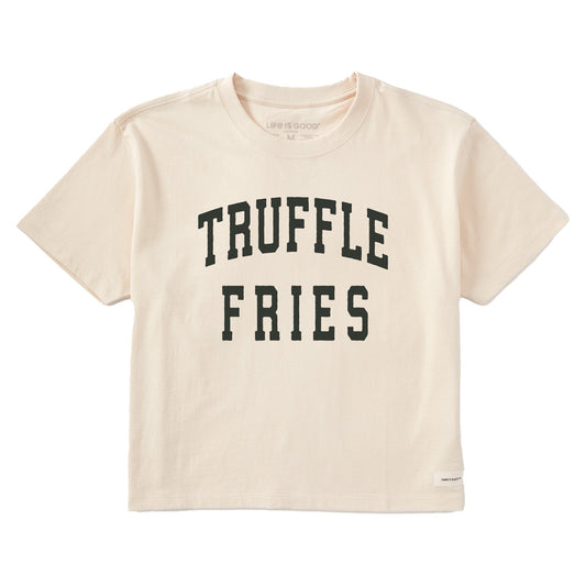 Women's Truffle Fries Arch Short Sleeve Crusher Boxy Tee