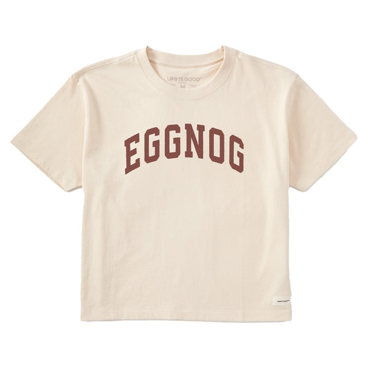 Women's Eggnog Arch Short Sleeve Crusher Boxy Tee