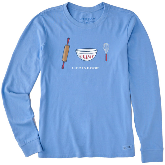 Women's Baking Trio Long Sleeve Crusher Tee