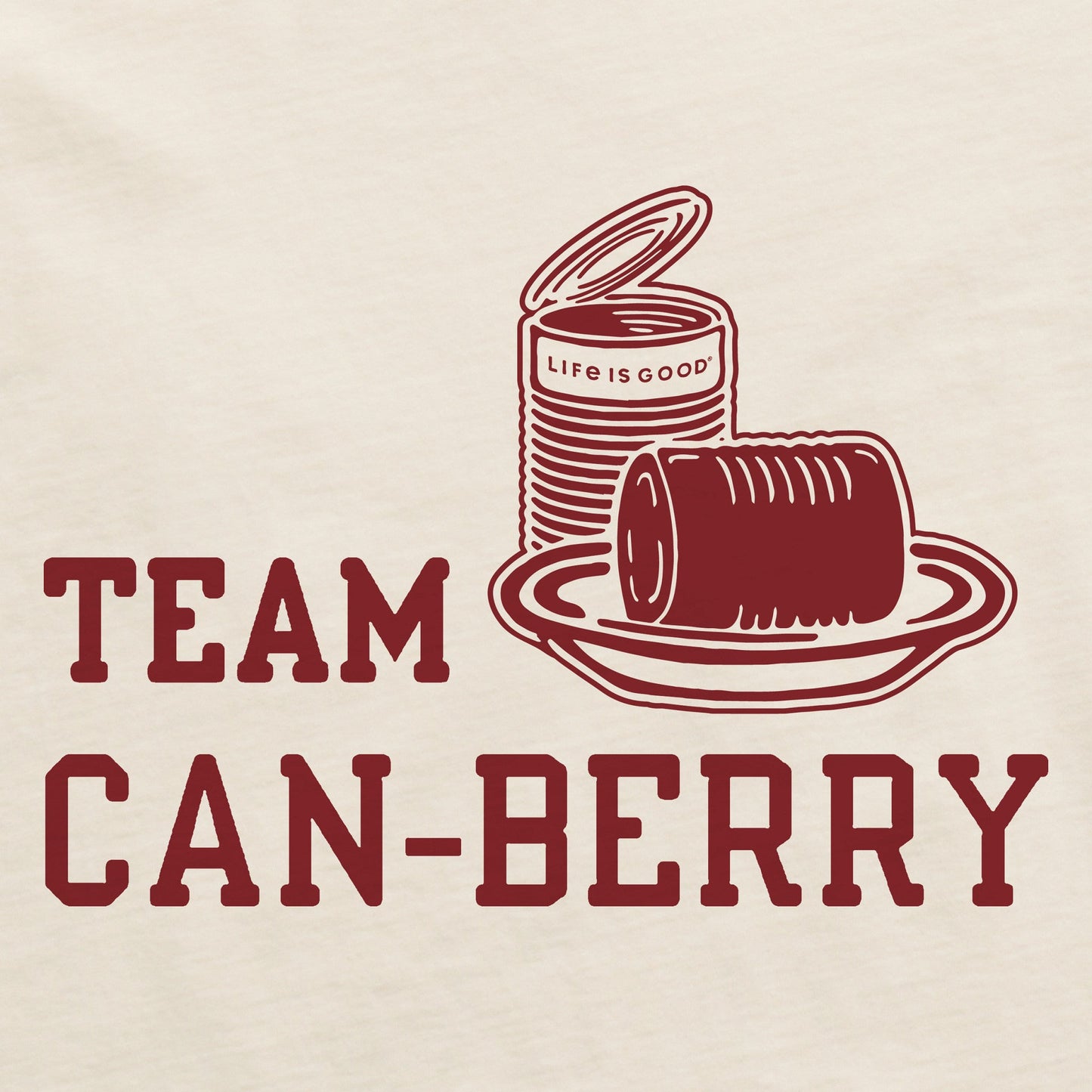 Women's Team Can-Berry Long Sleeve Crusher Boxy Tee