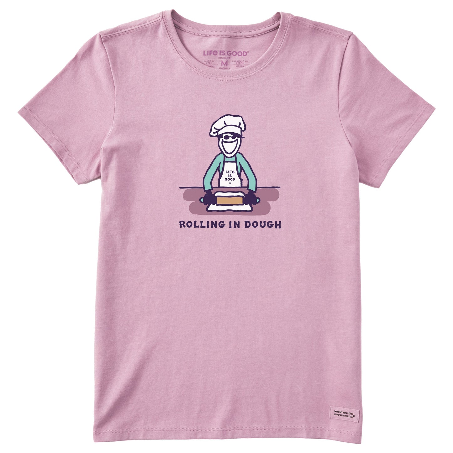 Women's Rolling in Dough Jackie Short Sleeve Crusher Tee