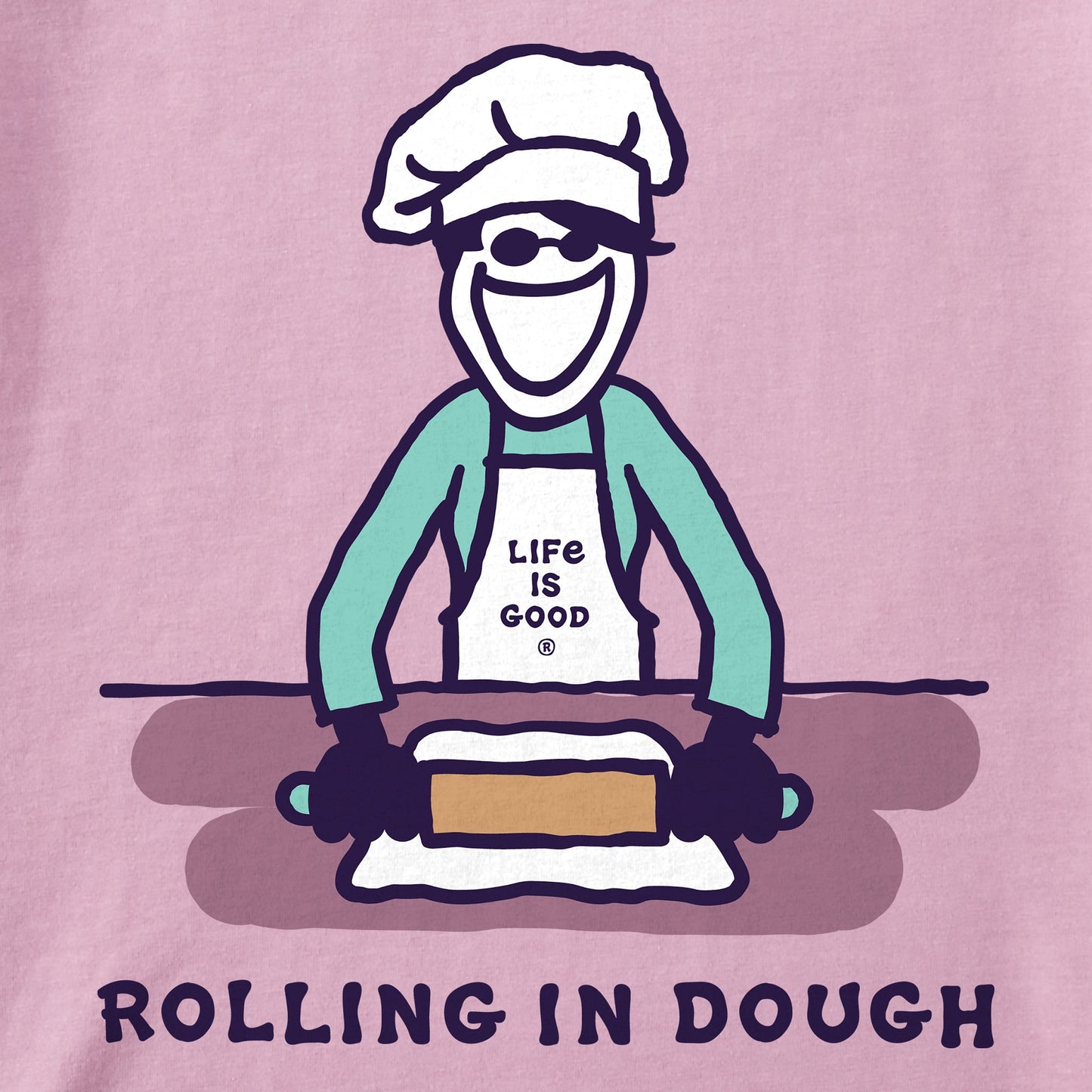 Women's Rolling in Dough Jackie Short Sleeve Crusher Tee