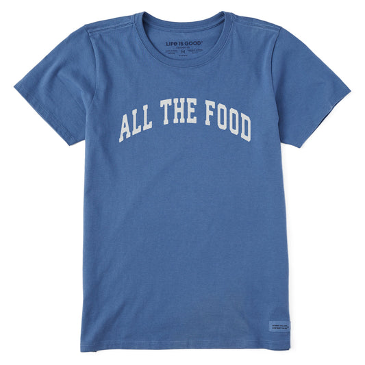 Women's All the Food Arch Short Sleeve Crusher Tee
