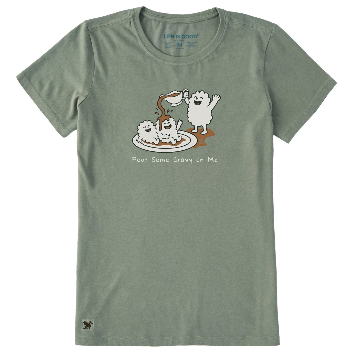 Women's Pour Some Gravy On Me Short Sleeve Crusher Tee